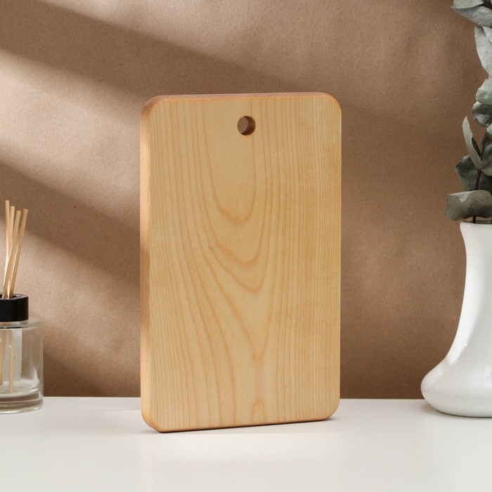 Доска разделочная c отверстием Adelica, 24×15×1,8 см, покрыта маслом, цельная берёза Доска разделочная c отверстием Adelica, 24×15×1,8 см, покрыта маслом, цельная берёза