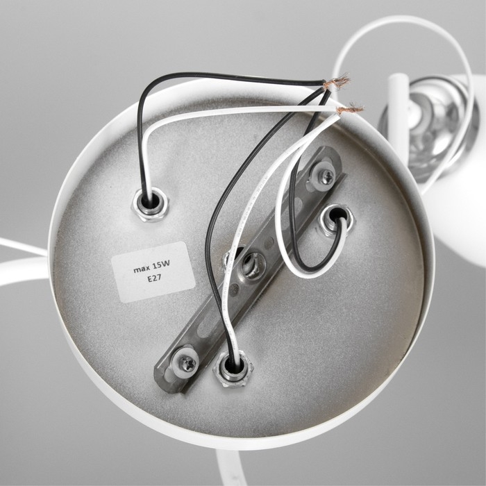 Люстра "Николь" 3х15Вт Е27 белый BayerLux