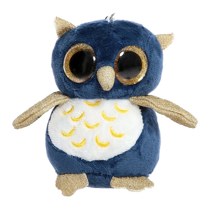 Мягкая игрушка «Сова», на брелоке, цвета МИКС Мягкая игрушка «Сова», на брелоке, цвета МИКС