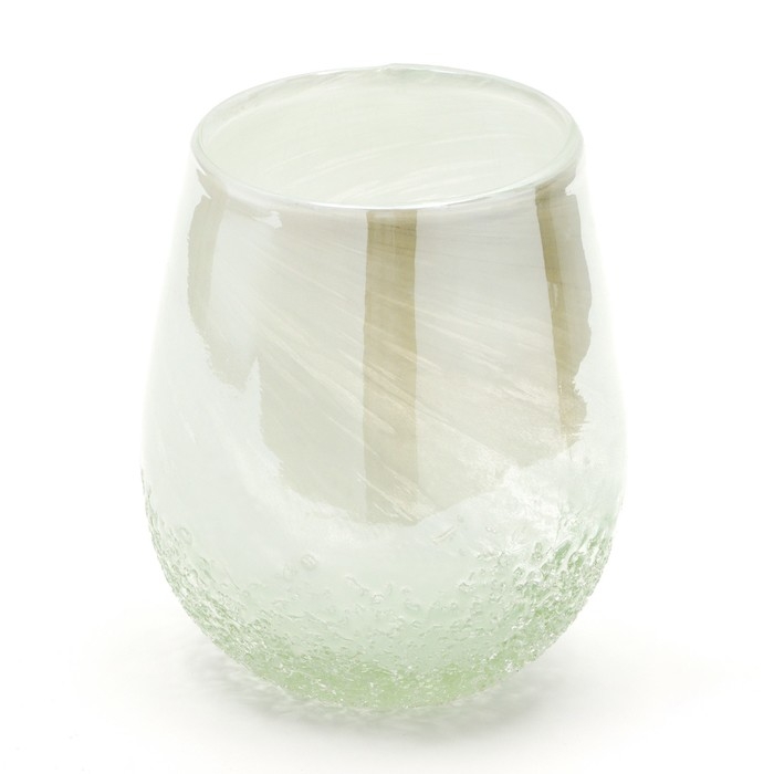 Ваза для цветов «Нежность» из цветного стекла 15×14×14 см Ваза для цветов «Нежность» из цветного стекла 15×14×14 см