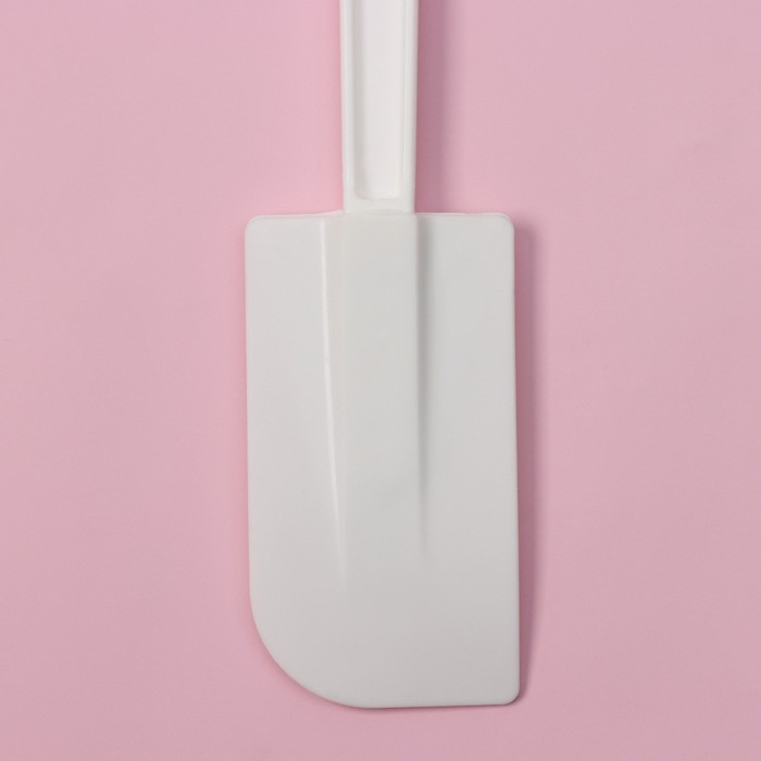 Лопатка Доляна, 23,5 см, цвет белый Лопатка Доляна, 23,5 см, цвет белый