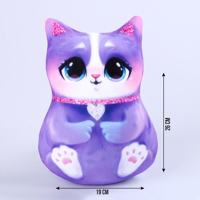 Антистресс игрушка «Котик», сиреневый Антистресс игрушка «Котик», сиреневый