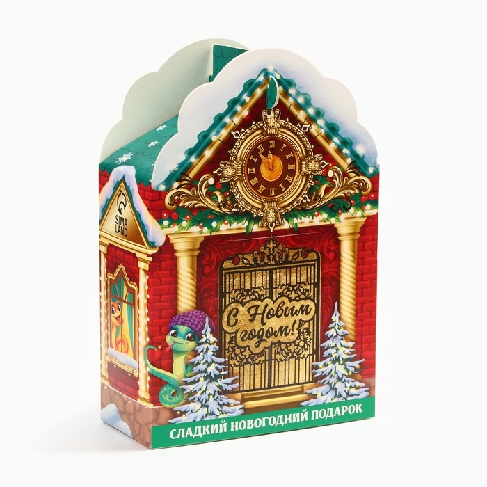 Сладкий подарок «Сказочный дом»: шоколадные конфеты с раскраской, 500 г. Сладкий подарок «Сказочный дом»: шоколадные конфеты с раскраской, 500 г.