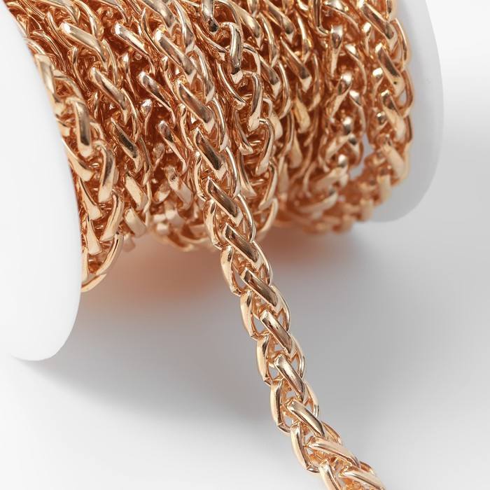 Цепочка для сумки, железная, 8,5 × 6,2 мм, 3 ± 0,1 м, цвет золотой Цепочка для сумки, железная, 8,5 × 6,2 мм, 3 ± 0,1 м, цвет золотой