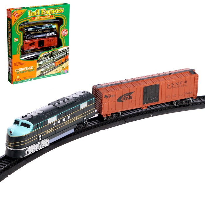 Железная дорога «Большой экспресс», со светозвуковыми эффектами, протяжённость пути 3,6 м Железная дорога «Большой экспресс», со светозвуковыми эффектами, протяжённость пути 3,6 м