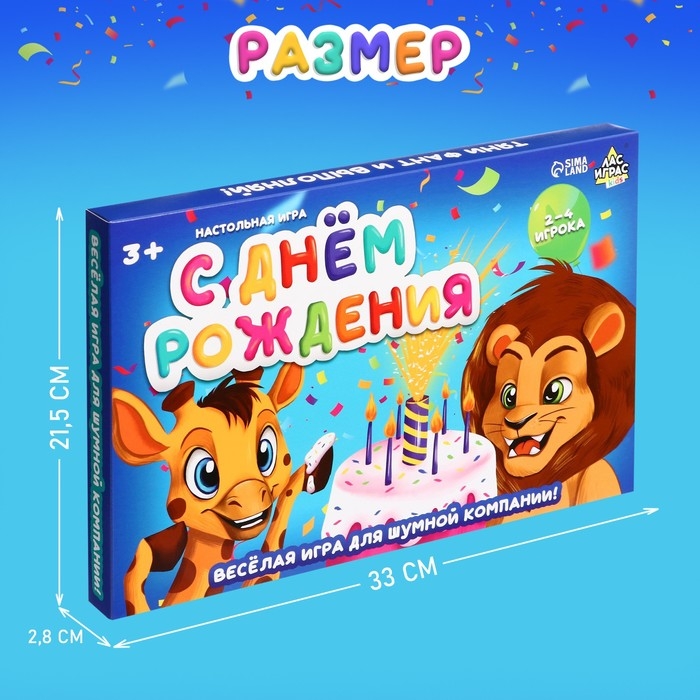 Настольная игра «С днём рождения» Настольная игра «С днём рождения»