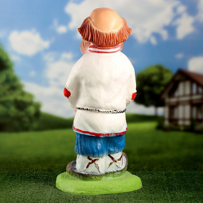 Садовая фигура  Садовая фигура "Дед Борис" 62х27х27см