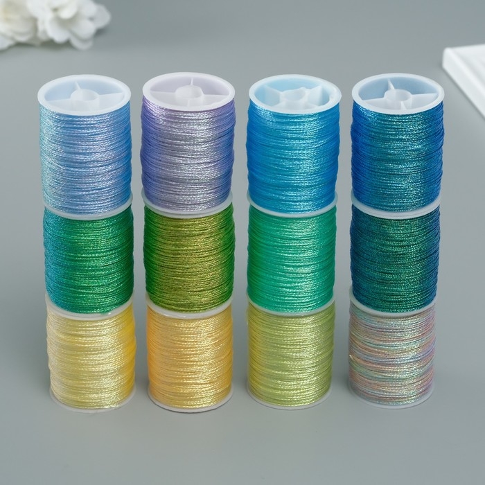 Нить люрекс для творчества 18 м, цв. ассорти №1 Нить люрекс для творчества 18 м, цв. ассорти №1