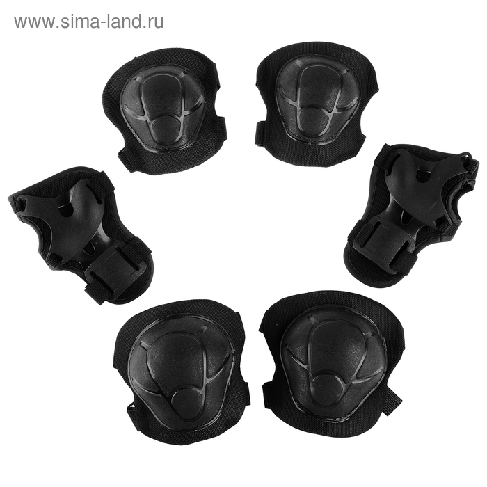 Защита роликовая ONLYTOP, р. универсальный, цвет чёрный Защита роликовая ONLYTOP, р. универсальный, цвет чёрный