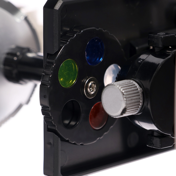 Микроскоп, с планетой, держатель для телефона, подсветка, увеличение x100, x400, x1200 Микроскоп, с планетой, держатель для телефона, подсветка, увеличение x100, x400, x1200