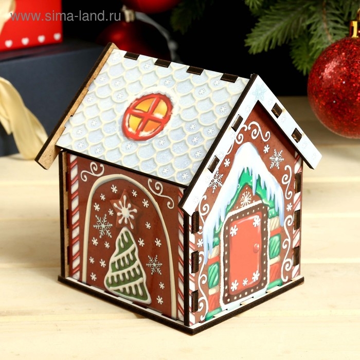 Чайный домик  Чайный домик "Пряничный домик" 10,5х9,5х12 см