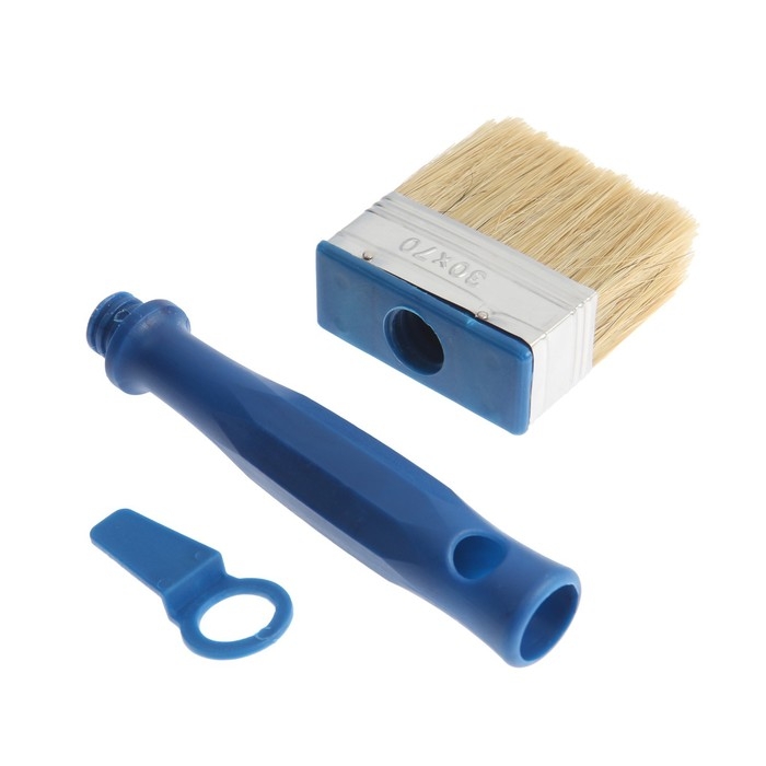 Кисть-макловица ТУНДРА, смешанная щетина, пластиковая рукоятка, 30х70 мм Кисть-макловица ТУНДРА, смешанная щетина, пластиковая рукоятка, 30х70 мм