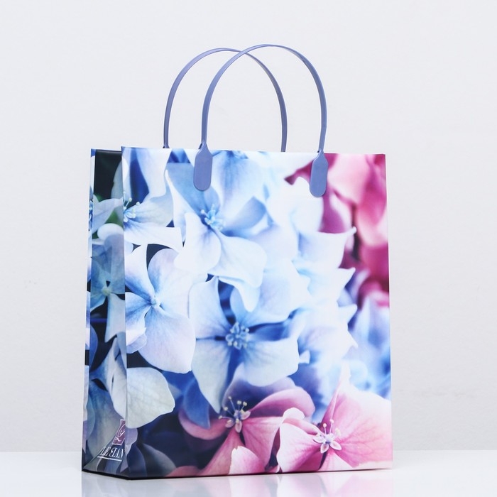 Пакет  Пакет "Безупречные цветы", мягкий пластик, 26 х 23 см, 110 мкм