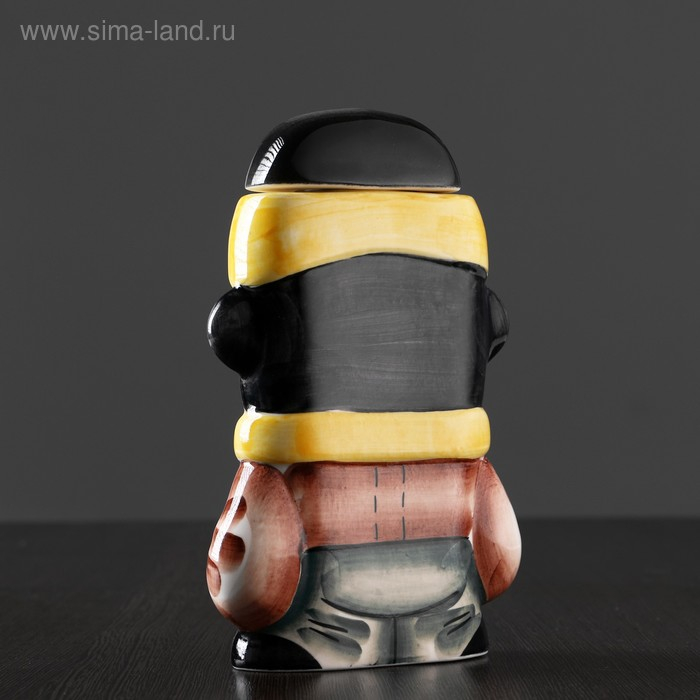 Штоф фарфоровый «Пилот», 0.5 л, в упаковке книге Штоф фарфоровый «Пилот», 0.5 л, в упаковке книге