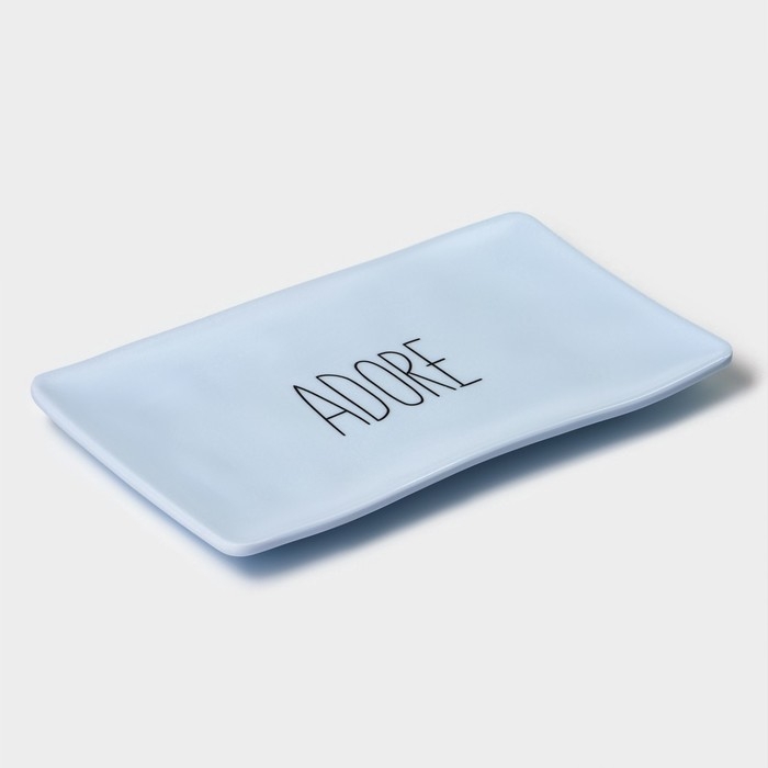 Блюдо «Белый Восток», 25,5×15×2 см, цвет белый Блюдо «Белый Восток», 25,5×15×2 см, цвет белый