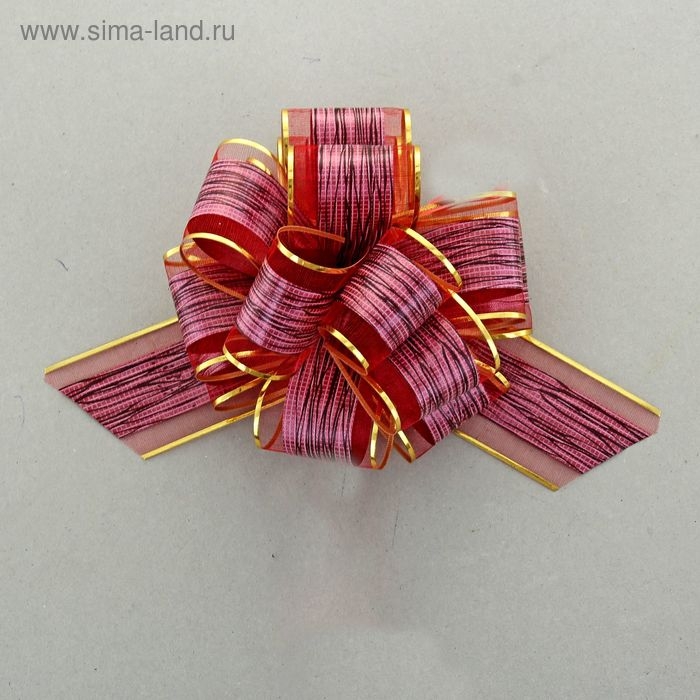 Бант-шар №5  Бант-шар №5 "Узор", цвет красный