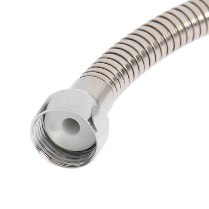 Душевой шланг  Душевой шланг "ЦС-СМ" СК600585, 1/2", 40 см, конусная гайка, нержавеющая сталь