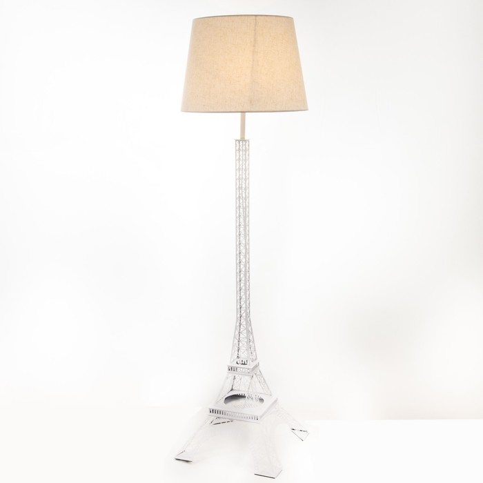 Торшер "Эйфелева башня" E27 40Вт белый 45х55х112 см