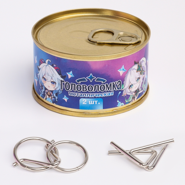 Набор головоломок 2шт "Аниме" ,в банке