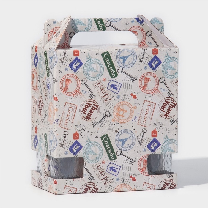 Набор питьевой «Герб ФСБ», стеклянный, 7 предметов: графин 500 мл, 6 стопок 50 мл Набор питьевой «Герб ФСБ», стеклянный, 7 предметов: графин 500 мл, 6 стопок 50 мл