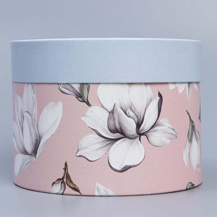 Набор шляпных коробок 2 в 1, упаковка подарочная, «Цветы», 16 х 11.5, 13 х 9 см Набор шляпных коробок 2 в 1, упаковка подарочная, «Цветы», 16 х 11.5, 13 х 9 см