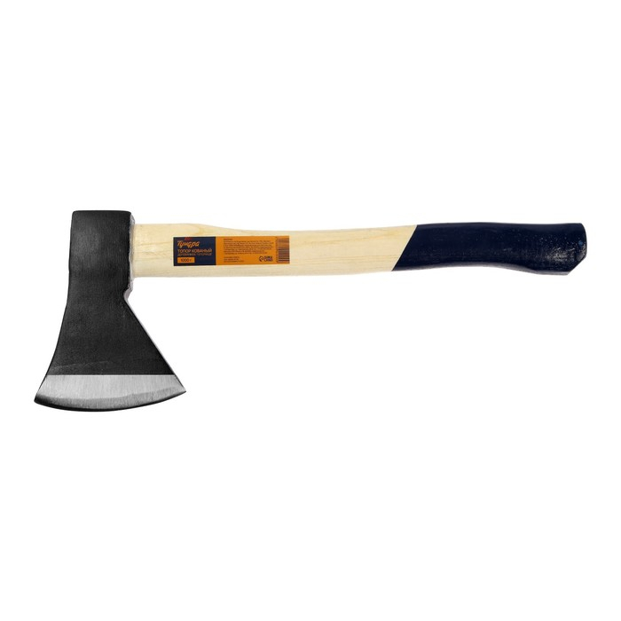 Топор кованый ТУНДРА, деревянное топорище 43 см, 1000 г Топор кованый ТУНДРА, деревянное топорище 43 см, 1000 г