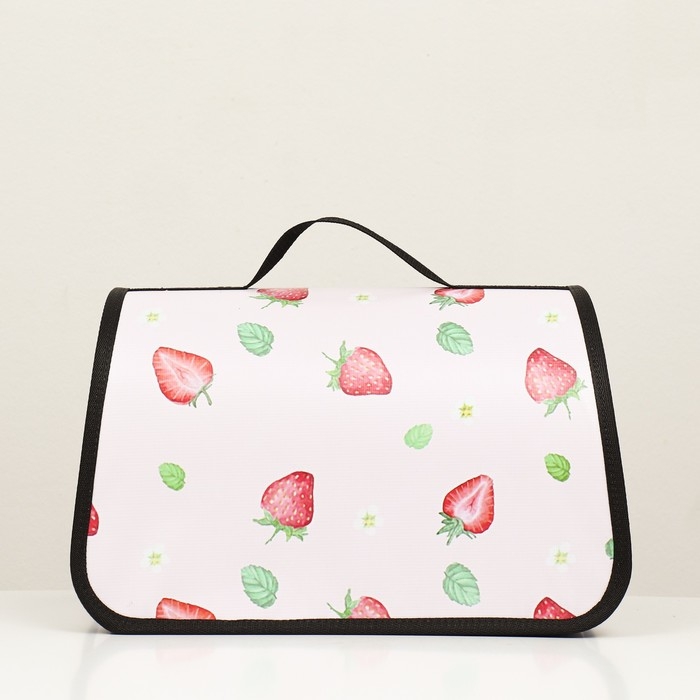 Сумка - переноска для животных  Сумка - переноска для животных "Клубничка", каркасная, 45 х 25 х 30 см