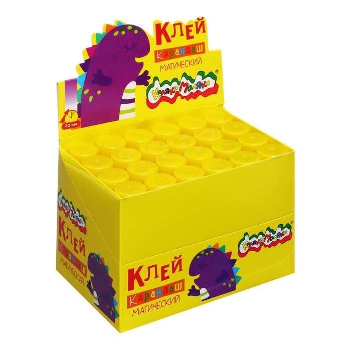 Клeй-карандаш Magic 15 г, Клeй-карандаш Magic 15 г, "Каляка-Маляка", магический исчезающий