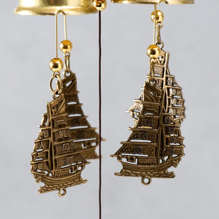 Музыка ветра металл Музыка ветра металл "Лакшми и карпы" 8 колокольчиков 66 см