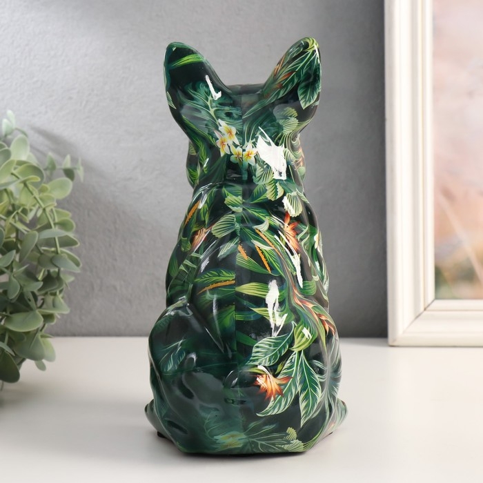 Сувенир полистоун Сувенир полистоун "Бульдог. Джунгли" 13х15,5х21,5 см