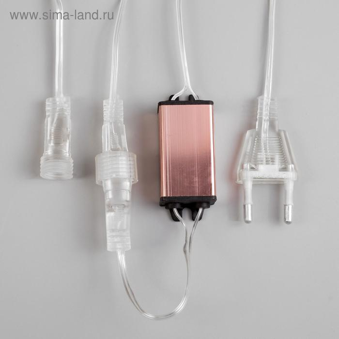 Гирлянда «Сосульки» 2.5 × 0.5 м, IP65, прозрачная нить, 288 LED, свечение синее с эффектом стекания, 12 В Гирлянда «Сосульки» 2.5 × 0.5 м, IP65, прозрачная нить, 288 LED, свечение синее с эффектом стекания, 12 В