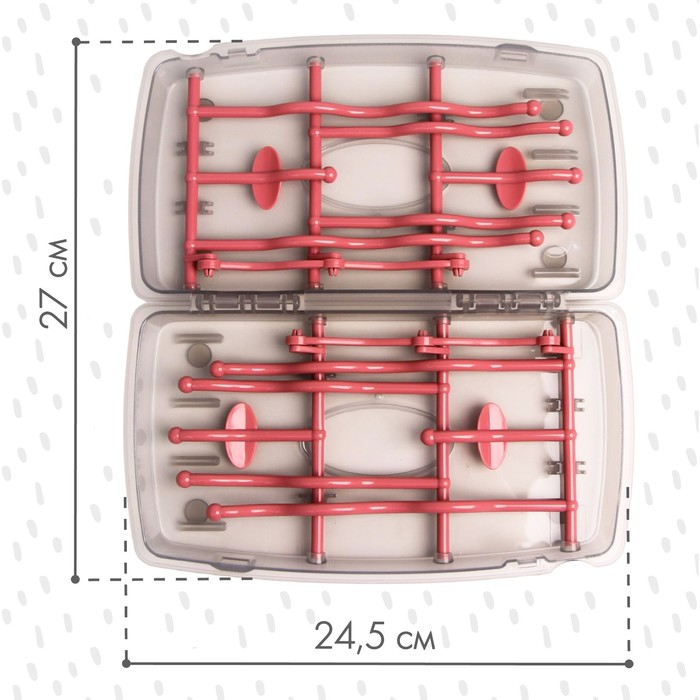 Сушилка для детских бутылочек, цвет розовый Сушилка для детских бутылочек, цвет розовый
