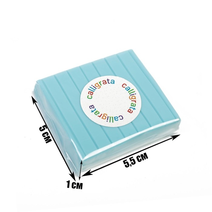 Полимерная глина Calligrata 50 г, небесно-голубая Полимерная глина Calligrata 50 г, небесно-голубая