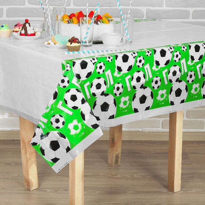 Скатерть одноразовая «ГОЛ!», 180х137 см Скатерть одноразовая «ГОЛ!», 180х137 см