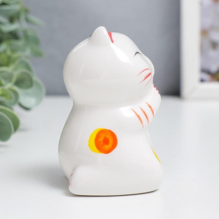 Сувенир керамика Сувенир керамика "Манэки-нэко - радость" МИКС 5х5х8,5 см