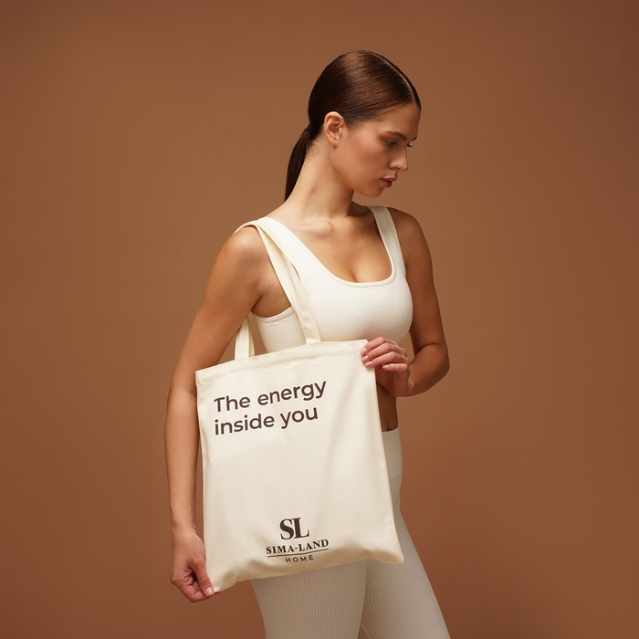 Сумка шопер для йоги Sima-Land Home, 34х0,5х39 см, без подклада Сумка шопер для йоги Sima-Land Home, 34х0,5х39 см, без подклада