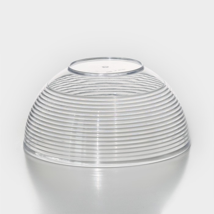 Салатник Доляна «Шарм», d=19,5 см, высота 9,3 см, 1,7л, цвет прозрачный Салатник Доляна «Шарм», d=19,5 см, высота 9,3 см, 1,7л, цвет прозрачный