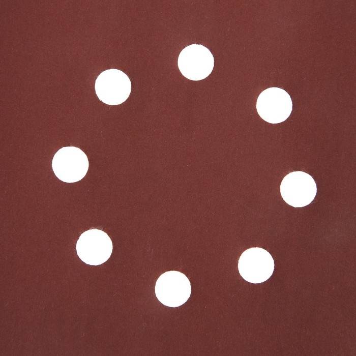 Круг абразивный шлифовальный под Круг абразивный шлифовальный под "липучку" ТУНДРА, перфорированный, 150 мм, Р800, 5 шт.