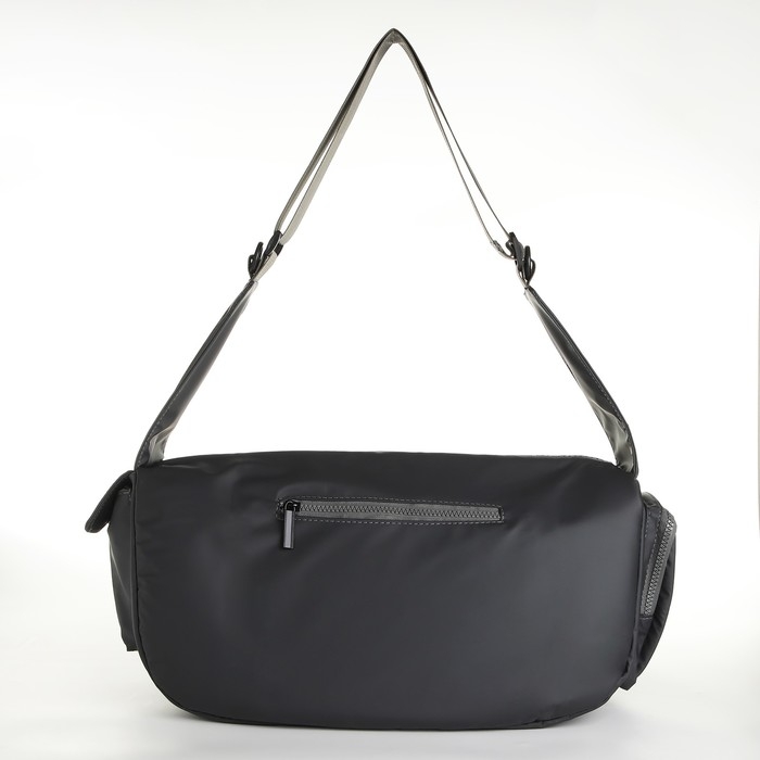 Сумка спортивная с боковыми карманами, серый цвет Сумка спортивная с боковыми карманами, серый цвет