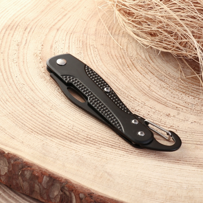 Нож складной Нож складной "Следопыт" 17см, клинок 70мм/2мм, с карабином