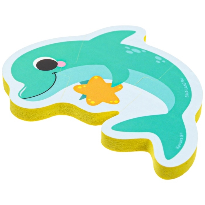 Мягкий пазл для малышей &laquo;Морские друзья&raquo;, 5 пазлов, Крошка Я