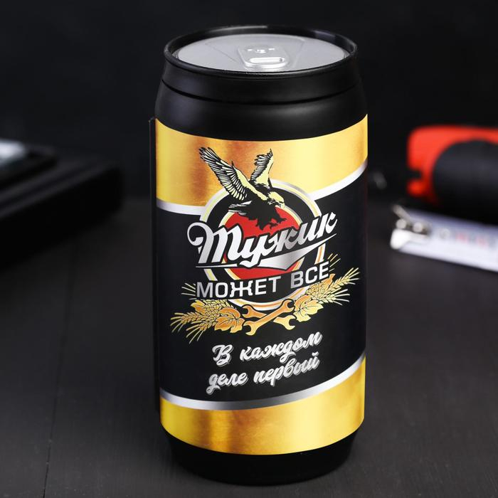 Набор инструментов в банке «Мужик может всё», 13 предметов Набор инструментов в банке «Мужик может всё», 13 предметов