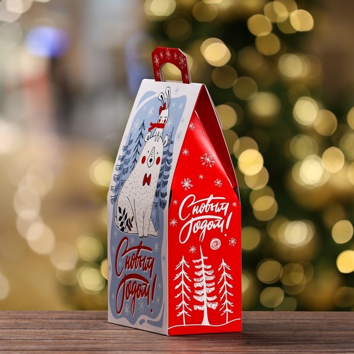 Подарочная коробка Подарочная коробка "Сладкая парочка", 15 х 8,6 х 27 см