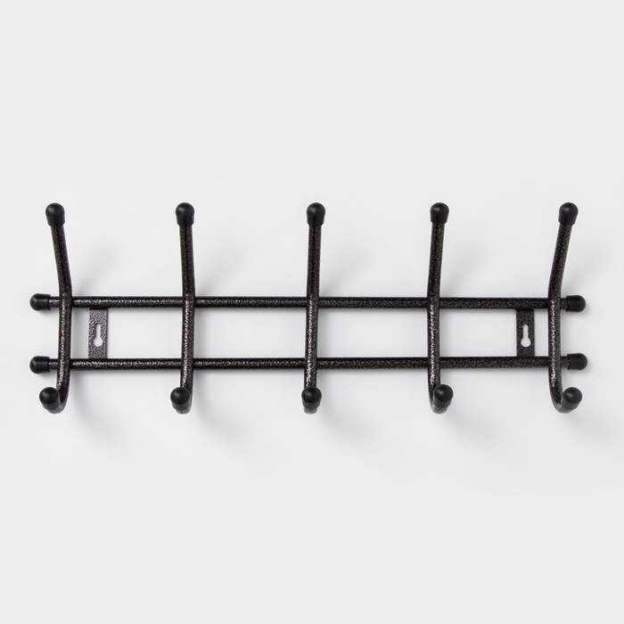 Вешалка настенная «Уют », 5 крючков, цвет медный антик Вешалка настенная «Уют », 5 крючков, цвет медный антик