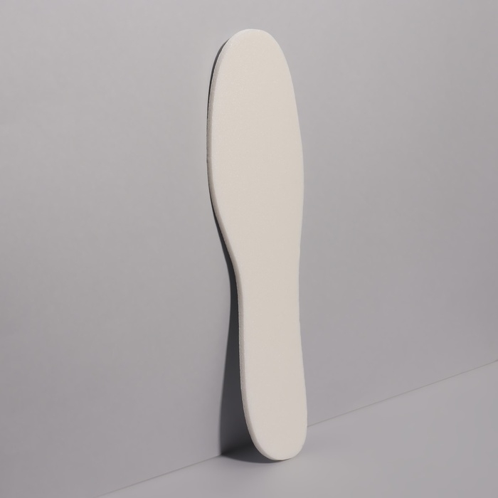 Стельки для обуви, утеплённые, фольгированные, с эластичной белой пеной, универсальные, р-р RU до 48 (р-р Пр-ля до 46), 30 см, пара, цвет белый Стельки для обуви, утеплённые, фольгированные, с эластичной белой пеной, универсальные, р-р RU до 48 (р-р Пр-ля до 46), 30 см, пара, цвет белый