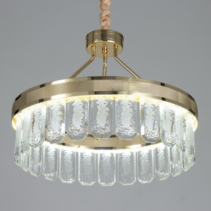 Люстра Люстра "Олиен" LED 60Вт 3 режима золото 46,5х46,5х30 см BayerLux