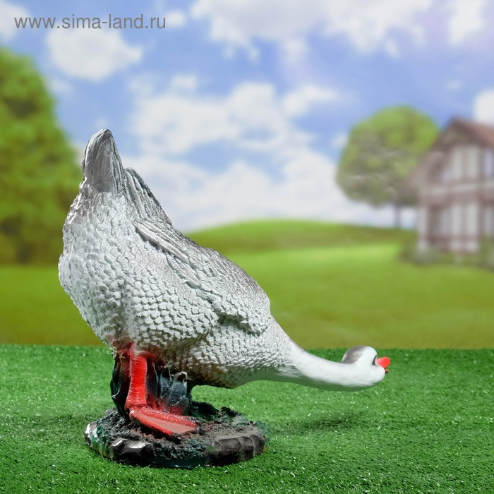Садовая фигура Садовая фигура "Гусь шипящий" 36х22х33см