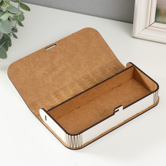 Новогодняя шкатулка  Новогодняя шкатулка "Счастья в новом году" 17х8,5х3,5 см