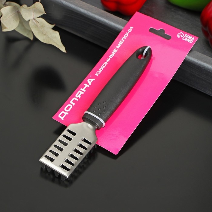 Рыбочистка Доляна «На века», 18 см, цвет чёрный Рыбочистка Доляна «На века», 18 см, цвет чёрный