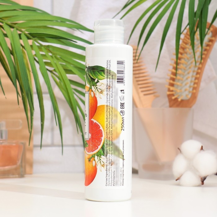 Био-шампунь для волос  Био-шампунь для волос "Сочный Грейпфрут" увлажняющий, 250 мл